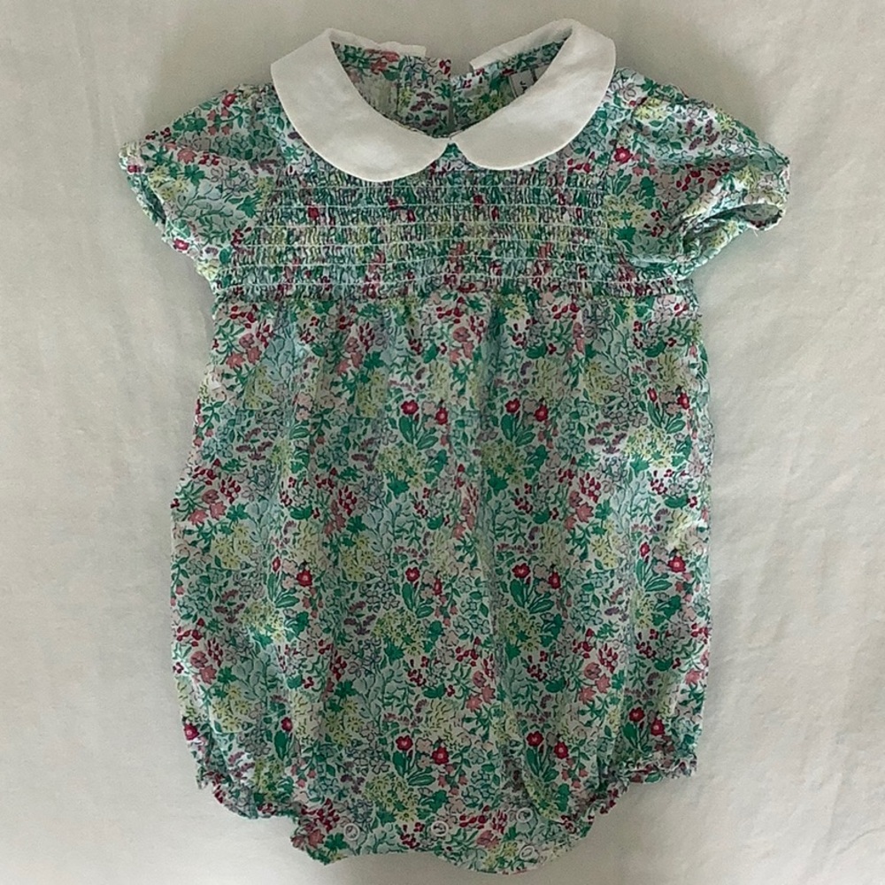 Janie & Jack girls floral romper